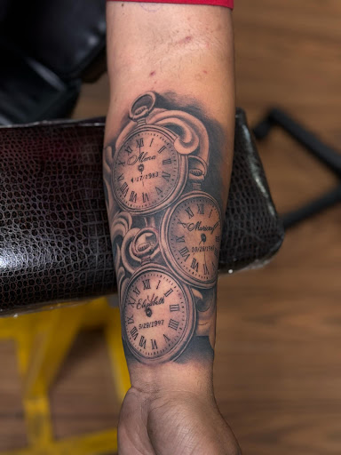 Explore doom tattoo ideas, creative tattoo ideas in Yakima, available at Wallflower Body Piercing & Crazy Ink Tattoo