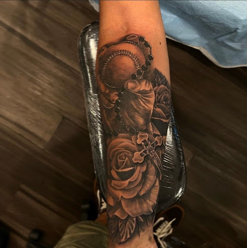 Explore chest sleeve tattoo ideas, creative tattoo ideas in Woodhaven, available at 94 Ink Tattoos