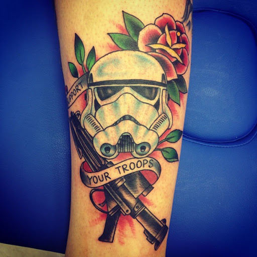 Explore quad tattoo ideas, creative tattoo ideas in Chandler, available at Classic Tattoo