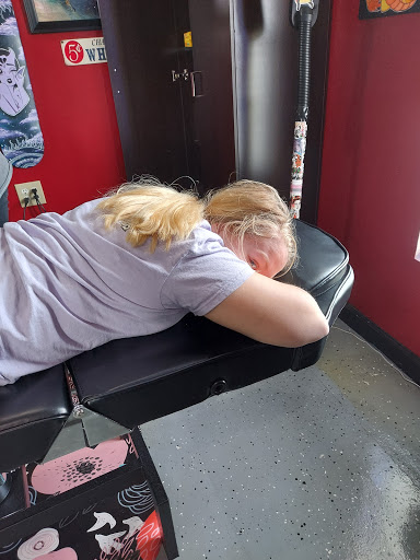 Explore belly tattoo ideas, creative tattoo ideas in Talbott, available at Self Made Tattoo