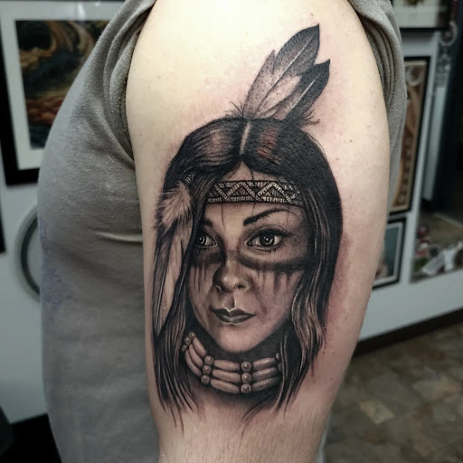 Explore half a sleeve tattoo ideas, creative tattoo ideas in Billings, available at Sovereign Tattoo