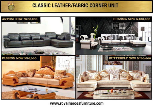 Royal Heroes Furniture Warehouse Clearance Sale Omagwa And Yenagoa, SF002 Isreal plaza,167 Ademola Adetokunbo crescent by Nitel junction Opposite wine shop & southern fries, beside children Affairs, Wuse 2 900288, Abuja, Nigeria, Furniture Store, state Federal Capital Territory