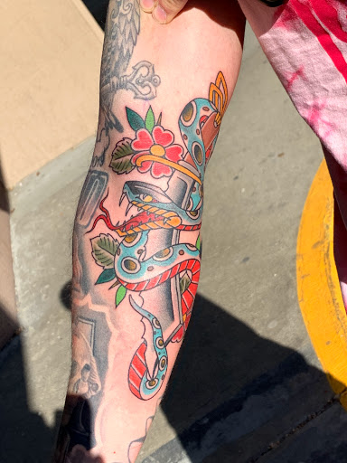 Explore father daughter tattoos ideas, creative tattoo ideas in Yakima, available at Top Kat Tattoo