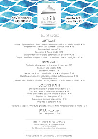 Menu / carte de New Bar Bar Achille à Valenza