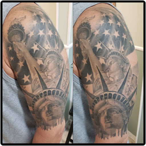 Tattoo Shop «Rabbits Den Tattoo Parlor», reviews and photos, 120 N Main St, Milltown, NJ 08850, USA