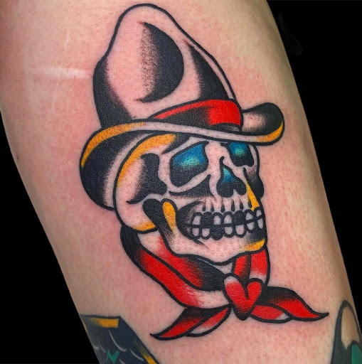 Explore tattoo ideas motorcycle, creative tattoo ideas in Johnson City, available at Gold Cross Tattoo Co.