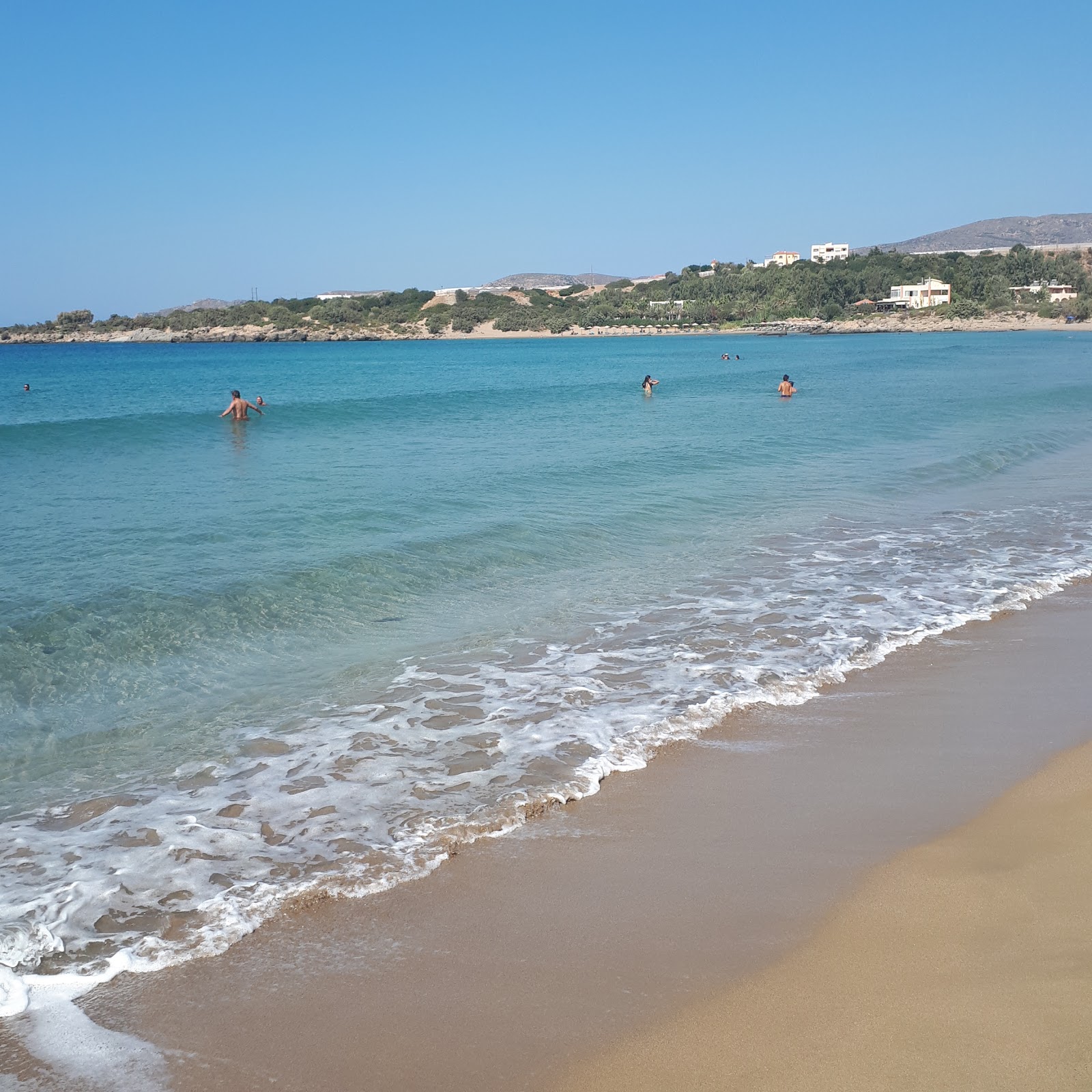 Foto de Grammeno Beach localizado em área natural