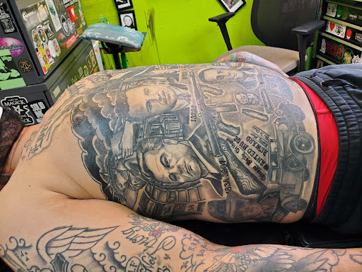 Explore satanic tattoo ideas, creative tattoo ideas in Chicago, available at Mind Crusher Tattoo