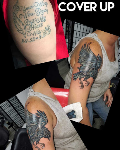 Explore good tattoo ideas for half sleeve, creative tattoo ideas in Cuyahoga Falls, available at Sick Skins Skin Art Studio