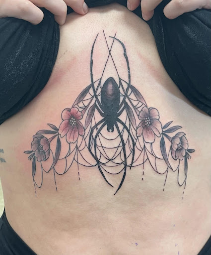 Explore fishing pole tattoo ideas, creative tattoo ideas in Lake Dallas, available at Fallen Ink Tattoo Studio LLC