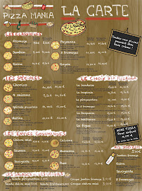 Menu / carte de Pizza Mania à Saint-Martin-Lacaussade