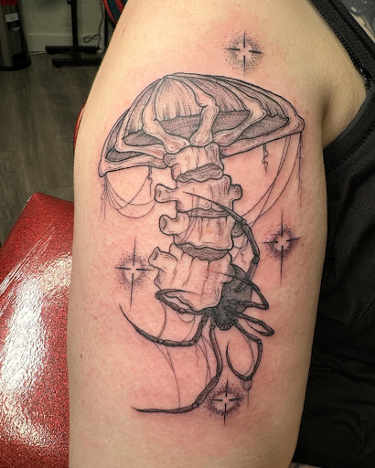 Explore male tattoo ideas for men, creative tattoo ideas in Kalama, available at Scarlets Web Tattoos