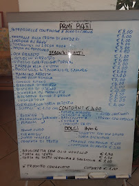 La Trattoria Primi Piatti Pizzeria à Acquasparta menu