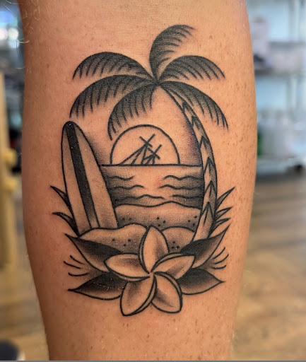 Explore tattoo ideas initials, creative tattoo ideas in Honolulu, available at Aloha Tattoo Waikiki Hilton Hawaiian Village Rainbow Bazaar