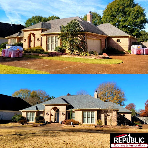 Roofing Contractor «Republic Roofing & Restoration», reviews and photos, 91 Peyton Pkwy #101, Collierville, TN 38017, USA