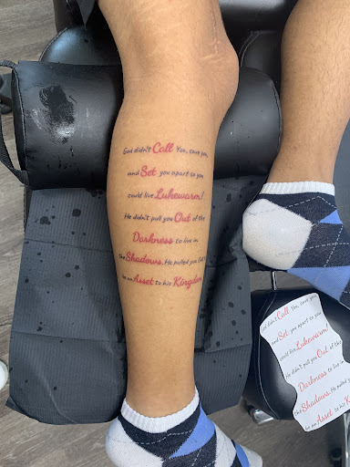 Explore medic alert tattoo ideas, creative tattoo ideas in Carmel, available at Phong Tattoo