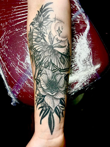 Explore anime tattoo ideas, creative tattoo ideas in Warner Robins, available at Untold Pain Tattoo Studio