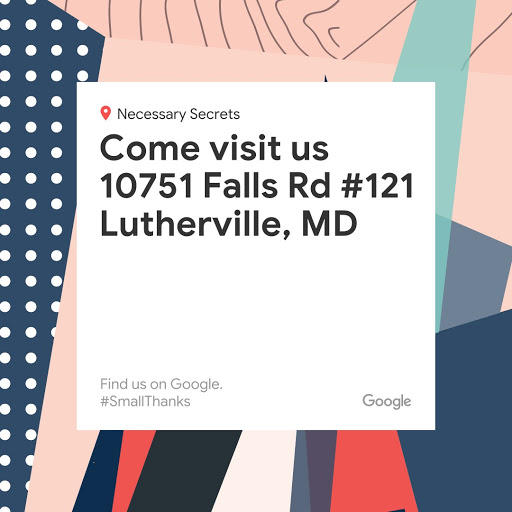 Lingerie Store «Necessary Secrets», reviews and photos, 10751 Falls Rd #121, Lutherville, MD 21093, USA