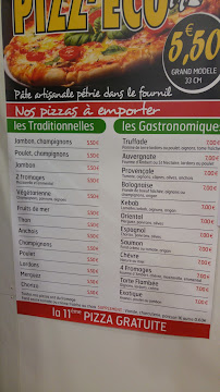 Carte du Pizz'Eco Clermont-Fd Nord Grand-Frais à Clermont-Ferrand
