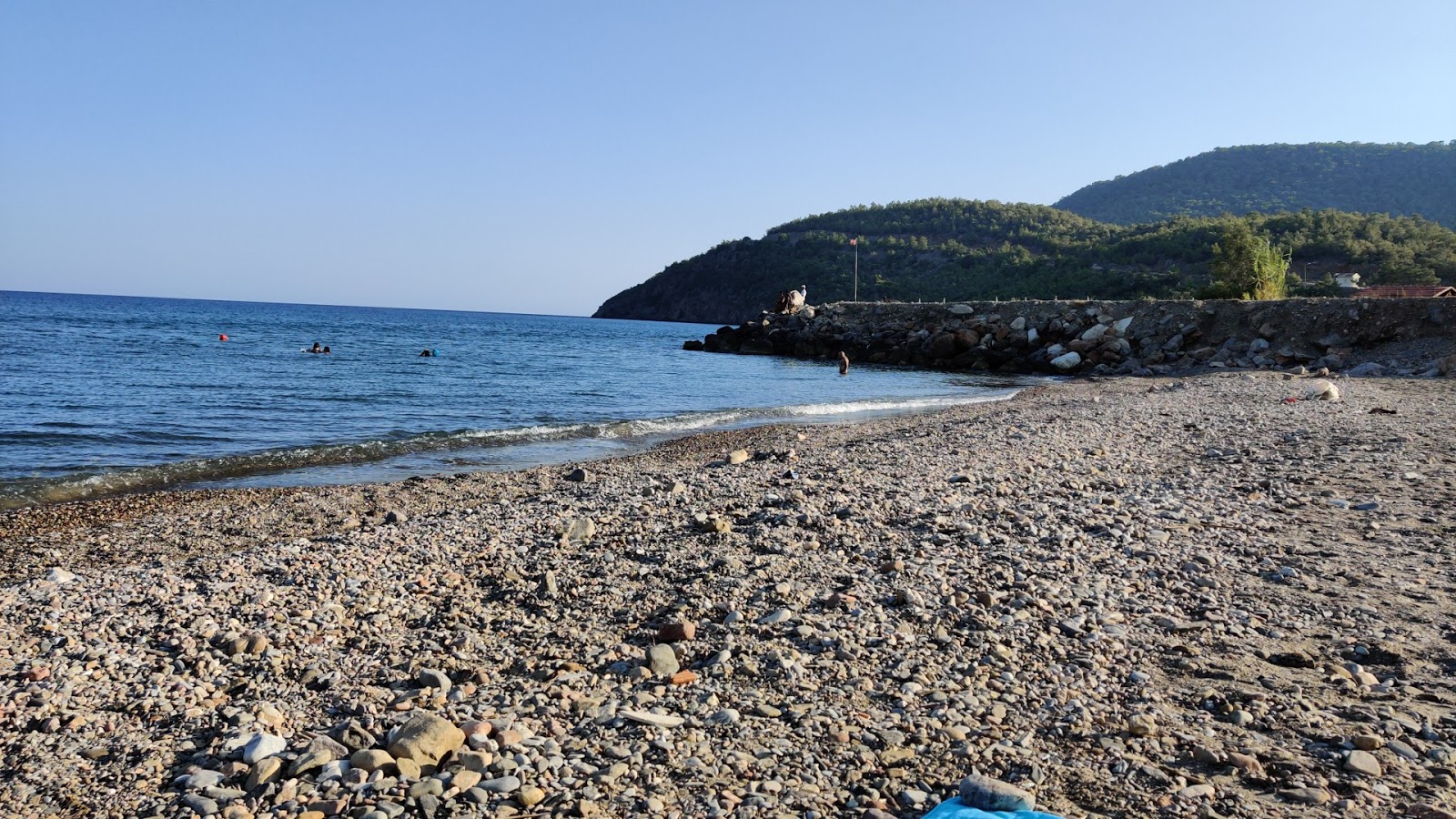 Foto di Buyukeceli beach area del resort sulla spiaggia