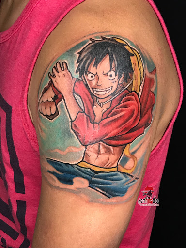 Explore tattoo ideas for bicep, creative tattoo ideas in Atlanta, available at Golden Anchor Tattoo