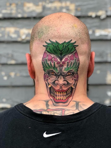 Explore pentagram tattoo ideas, creative tattoo ideas in Jeffersonville, available at Spring St. Tattoo