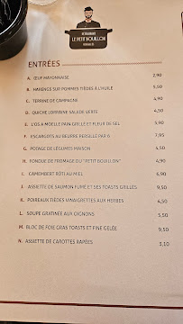 Carte du Le Petit Bouillon Versailles à Versailles