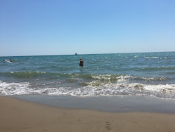 Photo de Shikh Beach avec rivage droit, long