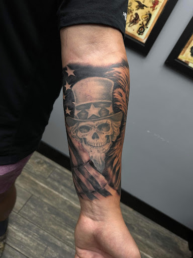 Explore aunt and nephew tattoo ideas, creative tattoo ideas in El Paso, available at American Tattoo Society of Ft Bliss