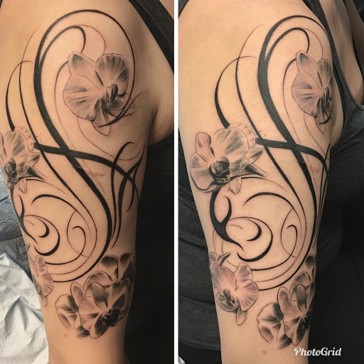 Explore hair tattoo ideas, creative tattoo ideas in Alhambra, available at IFA2 Tattoo Studio