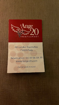 Les plus récentes photos du Restaurant français Restaurant L'Ange 20 à Paris - n°6