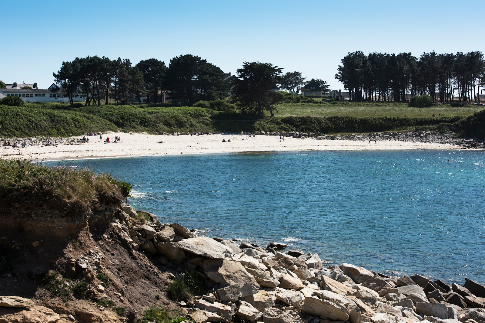 Foto af Plage de Porz Gwenn med lille bugt