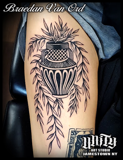 Explore tattoo ideas for elbow, creative tattoo ideas in Jamestown, available at UNITY Tattoo & Art Studio