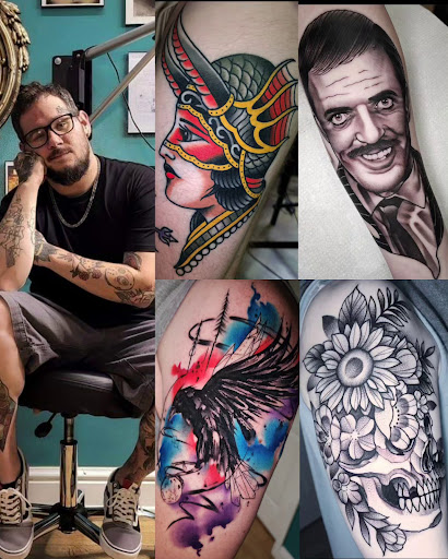 Explore flower back tattoo ideas, creative tattoo ideas in West Jefferson, available at Black Dagger Tattoo Collective