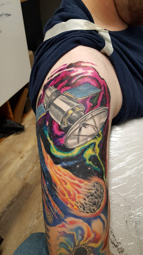 Explore simple line work tattoo ideas, creative tattoo ideas in Tewksbury, available at Lucid Arts Tattoo Studio
