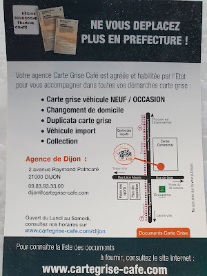 Carte Grise Café Dijon à Dijon
