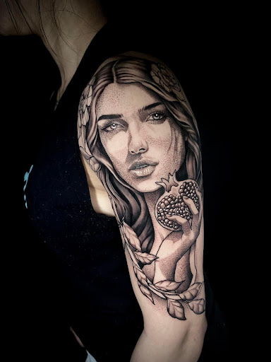 Explore pcos tattoo ideas, creative tattoo ideas in Charlotte, available at Canvas Tattoo & Art Gallery