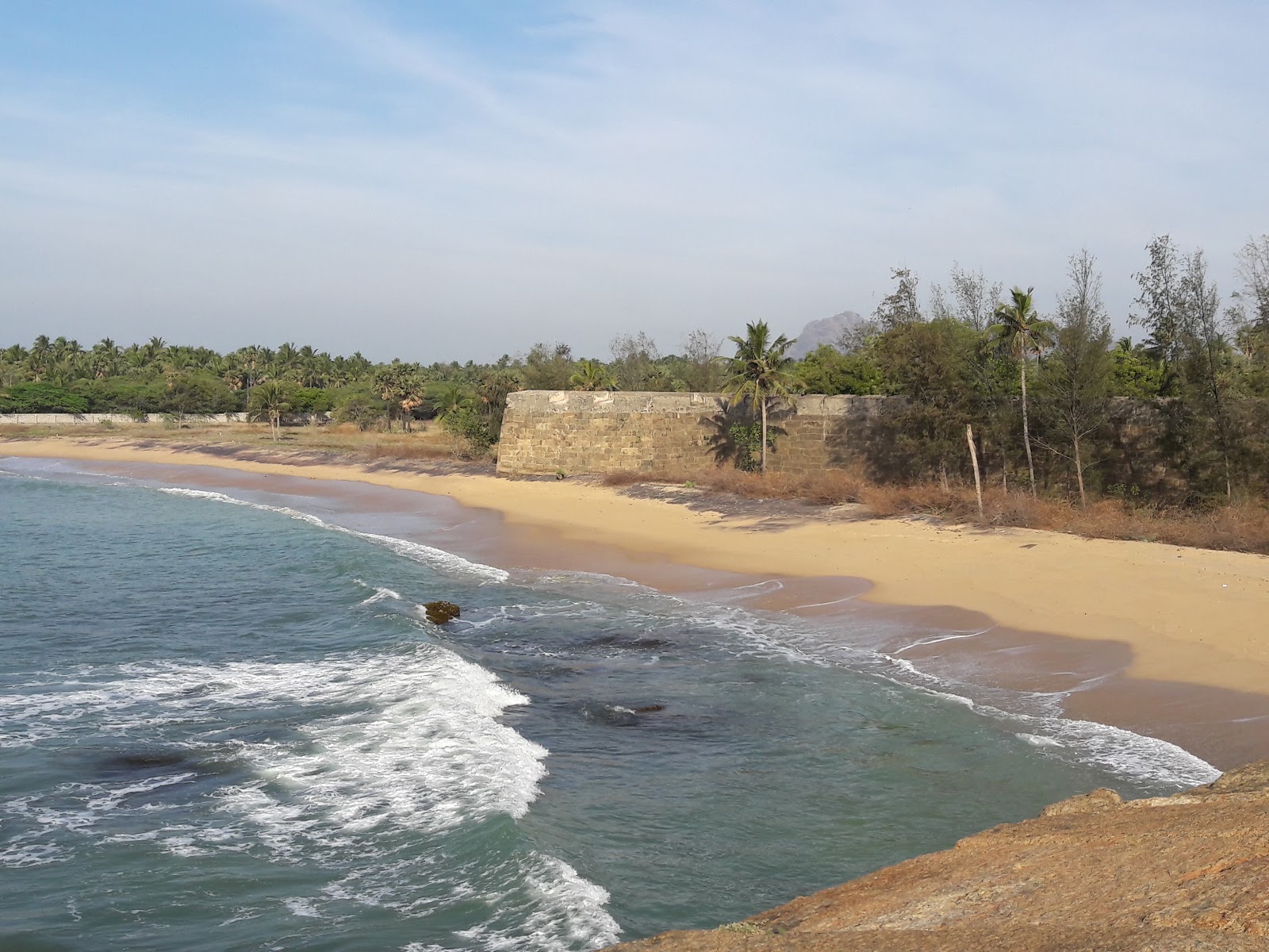 Photo de Vattakottai Beach avec un niveau de propreté de très propre