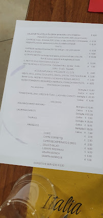 Pizzeria A' Tarantella à Milan carte