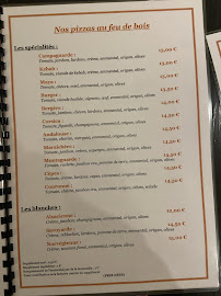 Carte du Pizzeria Restaurant - D74’s à Sainte-Maxime
