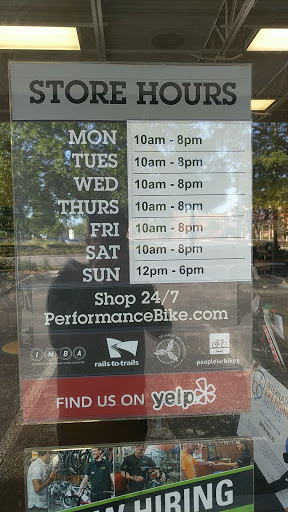 Bicycle Store «Performance Bicycle», reviews and photos, 351 N Orlando Ave, Winter Park, FL 32789, USA