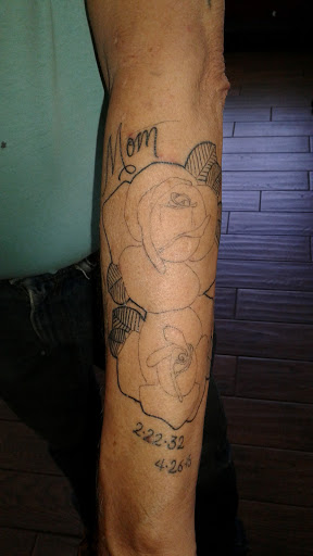 Explore son's name tattoo ideas, creative tattoo ideas in Hayward, available at Simms Ink