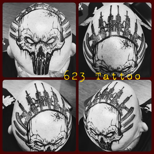 Explore mother and child tattoo ideas, creative tattoo ideas in Watertown, available at 623 Tattoo