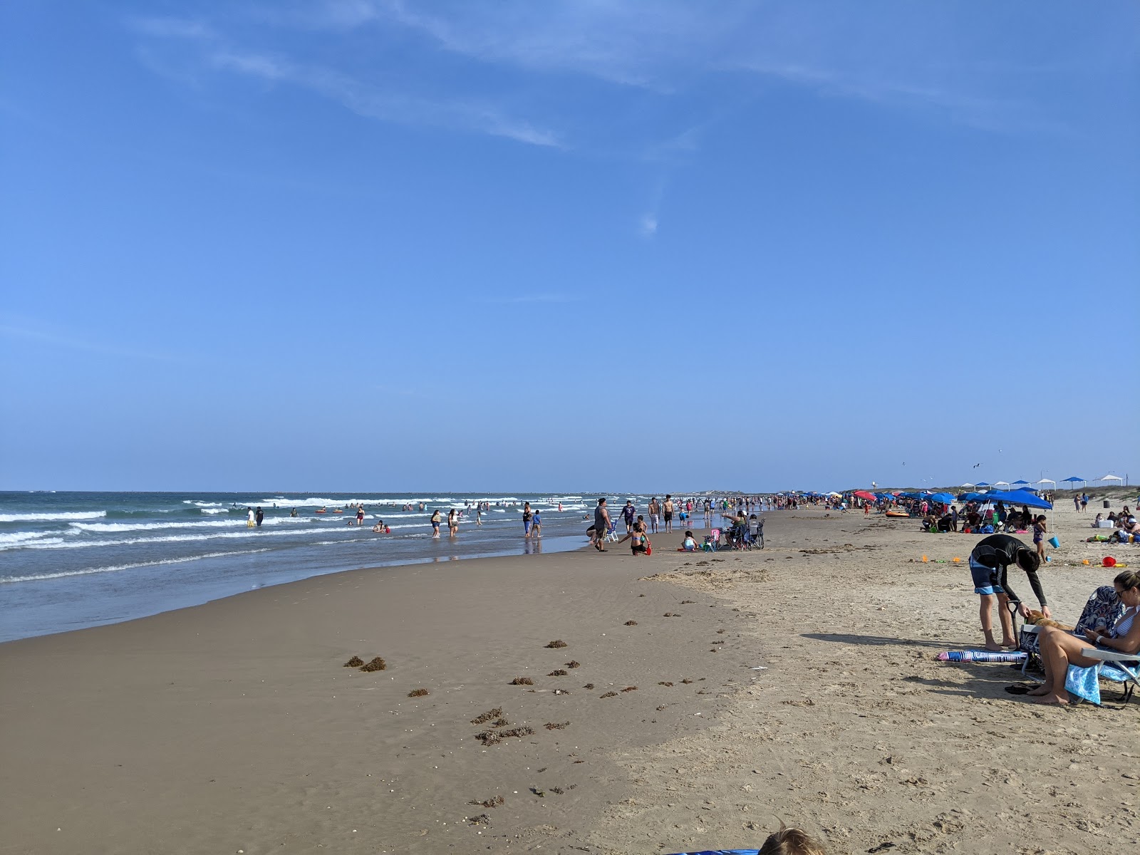 Foto von Isla Blanca beach mit beiger sand Oberfläche