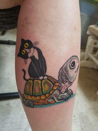 Explore redfish tattoo ideas, creative tattoo ideas in Corpus Christi, available at Electra Art