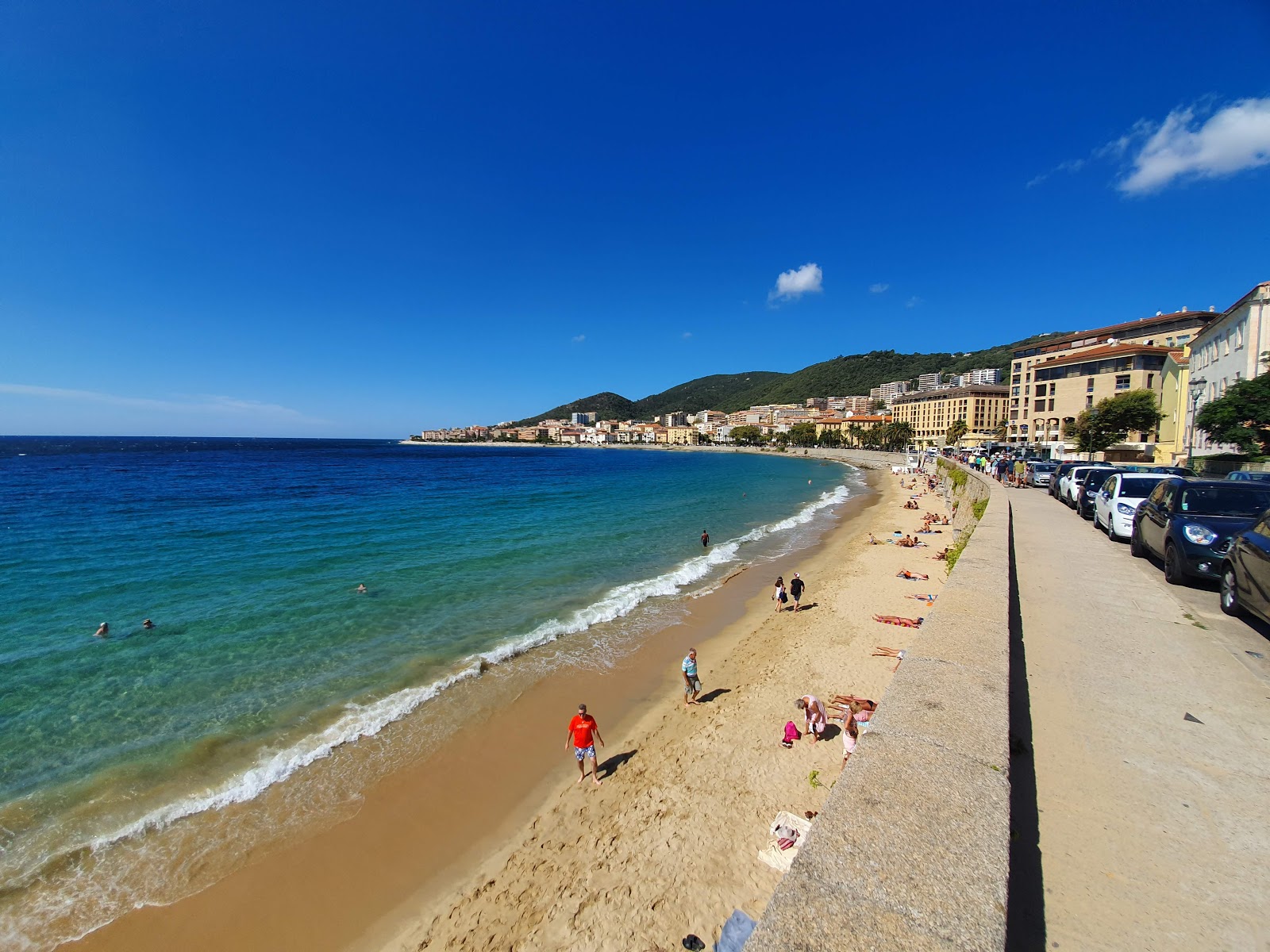 Photo of Saint-Francois beach with bright fine sand surface