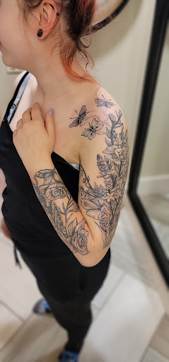 Find mens skull tattoo ideas for your next unique tattoo in Molalla at Back40Tattoo