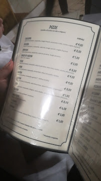 Menu du La Pizzaccia à Ragusa
