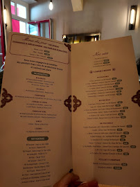 Le Parvis à Amboise menu