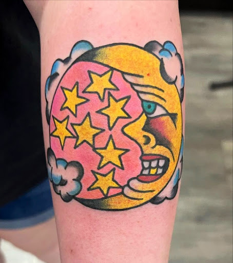 Explore black bird tattoo ideas, creative tattoo ideas in Dekalb, available at Proton Tattoo